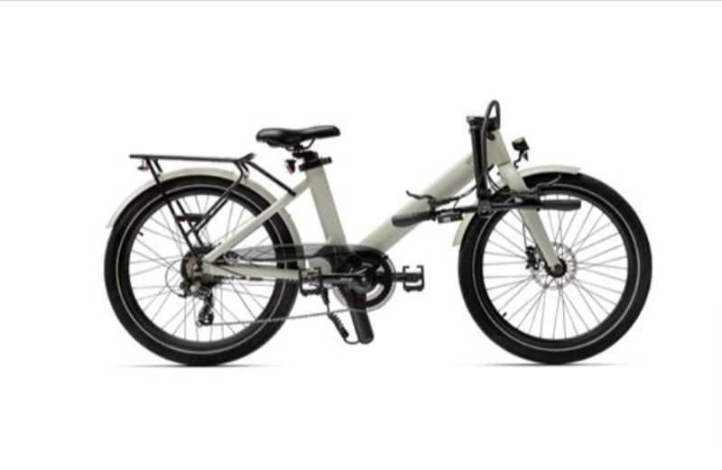 Eovolt Evening  24 inch Folding Electric Bike in Sage Green -1